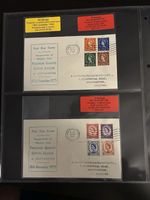 Wildings 18th November 1959 - Set Of 8 Stamps Over 2 First Day Covers