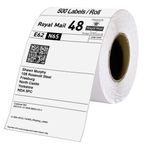 4"x6" Direct Thermal Labels 100x150mm 500 per Roll for Zebra Toshiba Citizen