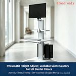 Dental Intraoral Scanner Mobile Trolley Medical Monitor Cart Lockable Castors UK