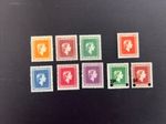New Zealand 1954 QEII Officials part set of  7/9 + 2 Provisional MNH Stamps