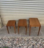 Richard Hornby Teak Nest of Tables Mid-Century Modern Design Delivery Available