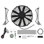 Triumph TR5 TR6 TR250 Cooling Fan Kit Eletric Suction type Revotec Neg Earth
