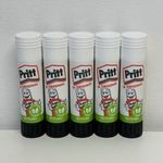 5 x Original Pritt 11g Glue Sticks 90% Natural Home School Office ART Green UK
