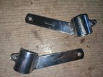 CHROME HEADLAMP BRACKETS J.T. RACING EQUIPMENT 34MM