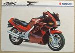 SUZUKI GSX1100F Motorcycle Sales Specification Leaflet June 1993 99999-A0003-1R1