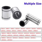 Closed Linear Ball Bearings Bushings for Ø 5-80mm Linear Shafts LM5UU to LM80UU
