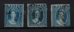 Natal 1859 3d x 3 SG10, 11, 12 fine used WS33886