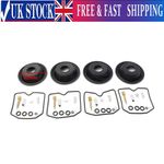 4 Sets Carb Carburettor Rebuild Repair Kits Diaphragm For Suzuki GSF600 S BANDIT