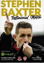 24/25  Crusaders v Derry City  Stephen Baxter Testimonial