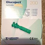 Glucoject Lancets PLUS 33G Sterile Single Use 200 Pack Green MPN 44123