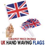 2026 Union Jack Flag Small Hand Waving British Royal Coronation Party Event UK