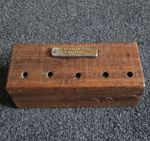 Rare P.S. Waverley Paddle Steamer Paddle Float Wooden Block with Brass Plaque