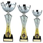 Vigor Cup Gold/Silver TROPHY AWARD CUP 3 SIZES FREE ENGRAVING