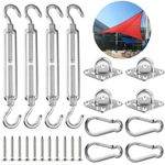 Stainless Steel Sun Sail Shade Canopy Fixing Fittings Hardware Accessory Kit