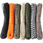 100FT 30M 4mm 7 Strand Core 550 Paracord Parachute Cord Camping Tent Rope Hiking