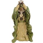 Enchantica Collectable Wizard Figurine Green Cloak Handpainted 1993 Edition