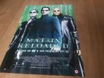 MATRIX RELOADED ORIGINAL dated 2003 MOVIE POSTER  MINT 23 YRS old