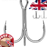 20PCS High Carbon Treble Hooks