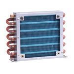 Compact Refrigerator Condenser Radiator Copper Tube Aluminum