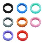 8 Pcs Luggage Wheel Covers Silicone Suitcase Wheel Protector Covers for Suitcase