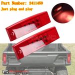 2X Brake Rear Lamp Stop Taillight For Polaris Ranger 400 570 800 500 Left+Right 