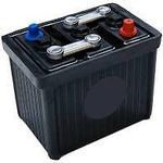 6V 501 LUCAS CLASSIC HARD RUBBER CAR BATTERY