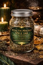 Wealth Magnet Spell Jar = Money, Prosperity, Luck, Financial Flow
