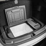 for Tesla Model Y 12V-24V 35 Liter Portable Car Refrigerator Fridge/freezer APP