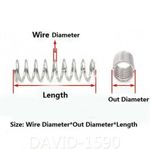 1PCS Compression Spring Various Size 5-13mm Length Pressure Diameter 10-70mm