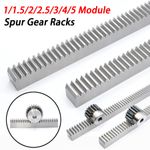 1/1.5/2/2.5/3/4/5 Module Spur Gear Racks For CNC Linear Motion Long 500mm 1000mm