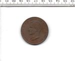 1859 SPAIN GENUINE NAPLES EF+ CONDITION TEN COPPER TORNESI (MS-169)
