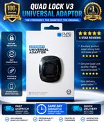 NEW: Quad Lock Universal Adaptor V3 Low Price Fast Delivery Royal Mail