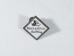 Black & White Whisky Pin Badge Dogs