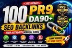 100 PR9 DA90+ SEO Backlinks *2025 Update* High Authority Manual Links