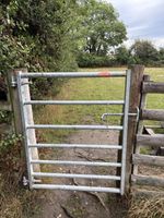 3ft Ritchie Galvanised Metal Field/Livestock Gate with Spring Latch