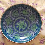 Japanese Maebata China Kozangama 'Seika Ryokusai' Porcelain Bowl