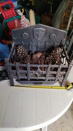 Vintage Wrought Iron Fire Grate