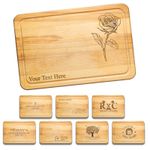 Personalised Wooden Chopping Board Cheese Cutting Board Custom Any Text Engraved