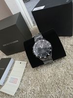 Emporio Armani AR70010 Men's Quartz Chronograph Date 43mm Black Box Papers