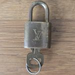 Louis Vuitton Brass Padlock & Key No. 300 Gold Made in France
