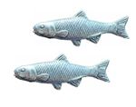 2 x Chub Fish Fishing Handcrafted From English Pewter Lapel Pin Badges -PAG