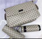 BabyDiaper Changing Bag Mummy Nappy Backpack with Changing Mat And Bottle Holder