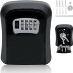 WALL MOUNTED KEY SAFE 4 DIGIT COMBINATION KEY SAFE OUTDOOR SECURITY KEY LOCK BOX