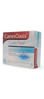 Canesten CanesOasis Cystitis Relief for Urine Infection | Cranberry - 6 Sachets