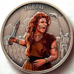 Eastern Caribbean States 1 DOLLAR 2021 Ancient Warriors- ICENI Antique finish