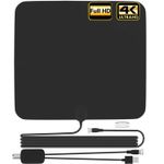990 Miles TV Antenna HDTV Free HD Digital Channels 4K 1080P 13 Ft Coax 1080P