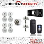 8 x Premium TentBox High Security Anti-Theft Security Nuts + Alarm + Holder