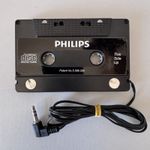 PHILIPS SWA2066W/10 CD to Cassette Adapter Car Audio Tape 3.5mm Plug f/ Discman