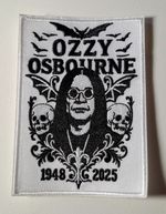 OZZY OSBOURN 1948-2025 COLLECTORS SEW IRON ON PATCH SABBATH 10 x 7.5cm No 107