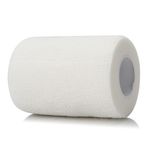 Cohesive Bandages White 7.5cm x 4.5m - 12 Rolls (Suitable for Horses) 